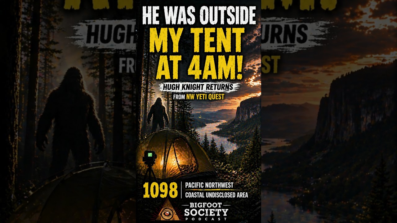 Hugh Knight from NW Yeti Quest is back with a jaw-dropping update: a giant figure outside his tent