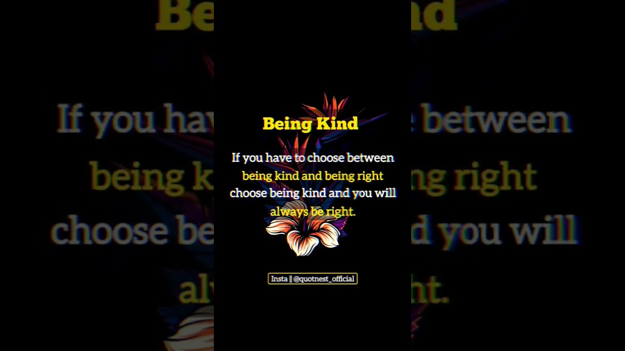 Always Be Kind | Quotnest 