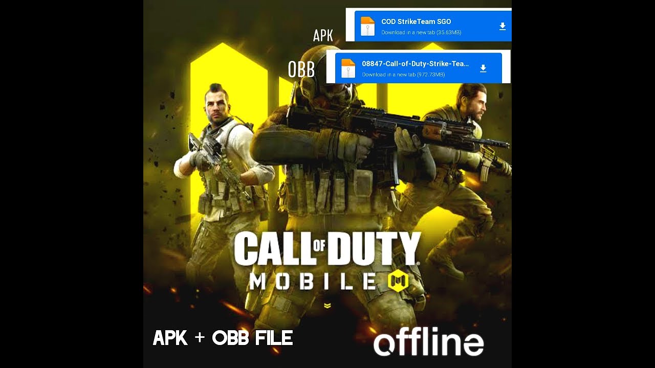 call of duty mobile offline download (android) - YouTube