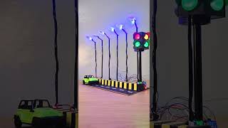Automatic Street Light Turns ON When Car Passes 🚗💡 | Smart Sensor Project#streetlight #automation