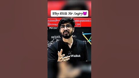 Why Ritik Sir Angry😡|| #class10thphysics #physicswallah #physics