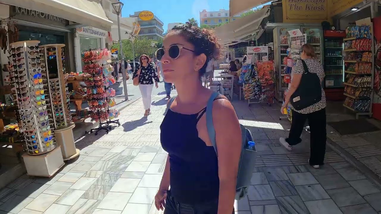 Heraklion Crete  Greece    walking tour Einkaufen & Shopping  Griechenland Iraklion