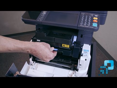 How-To Change the Toner and Waste Toner on a Kyocera Desktop MFP | SumnerOne