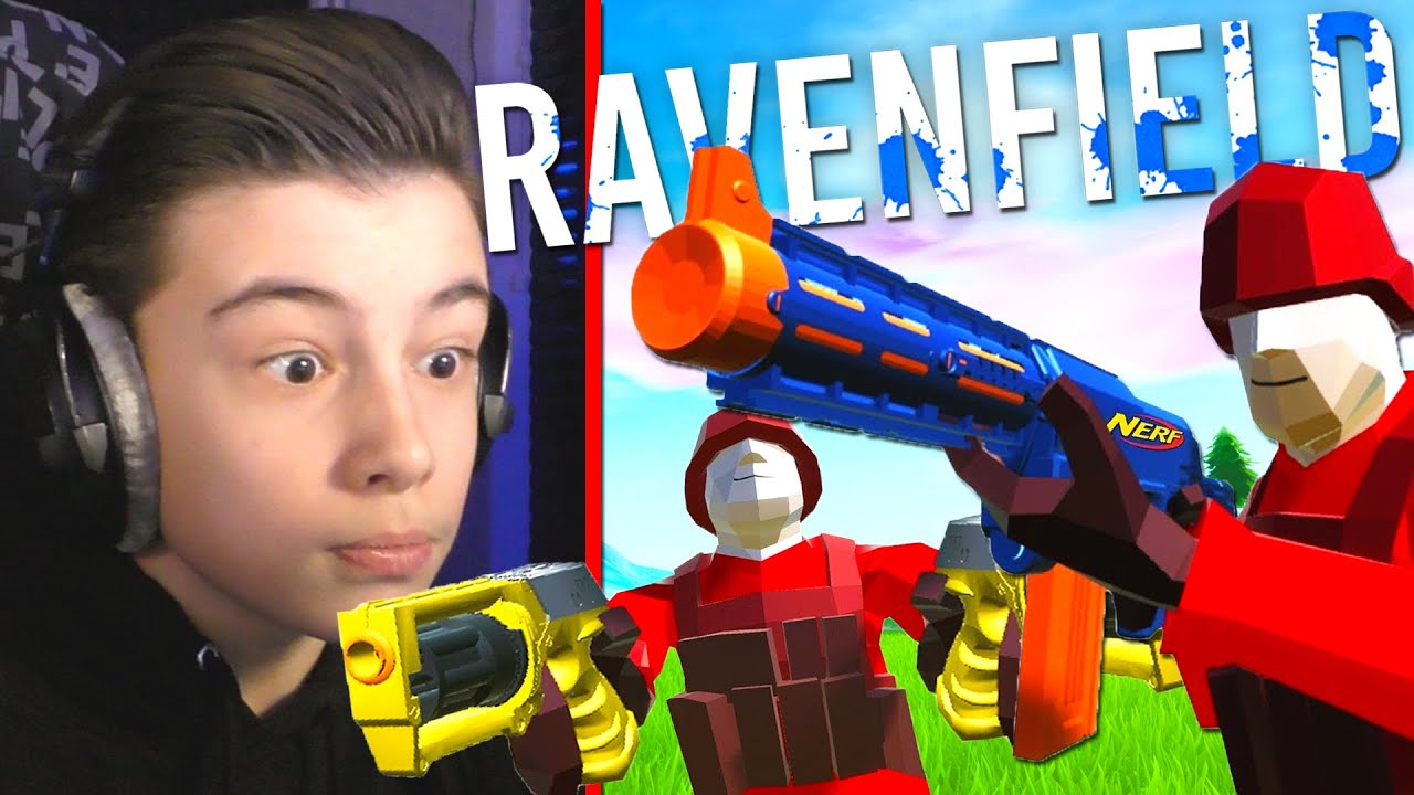 100 VS 100 NERF WARS !! | Ravenfield
