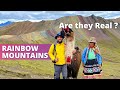 Are RAINBOW Mountains 🌈 of PERU Real or Photoshop of Influencers ? Travel VLog