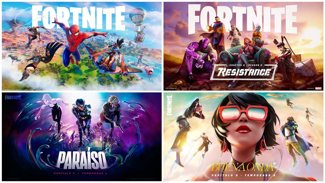 TODOS Los Tráilers De Fortnite Capítulo 3 - YouTube