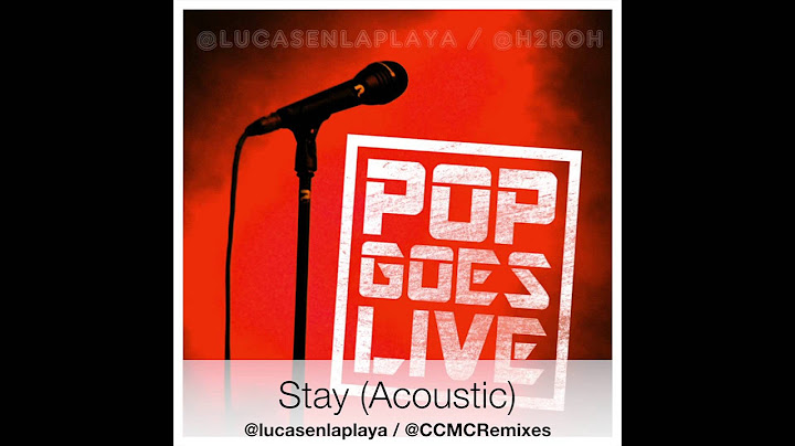 Stay Acoustic version - Acoustic performance video thumbnail