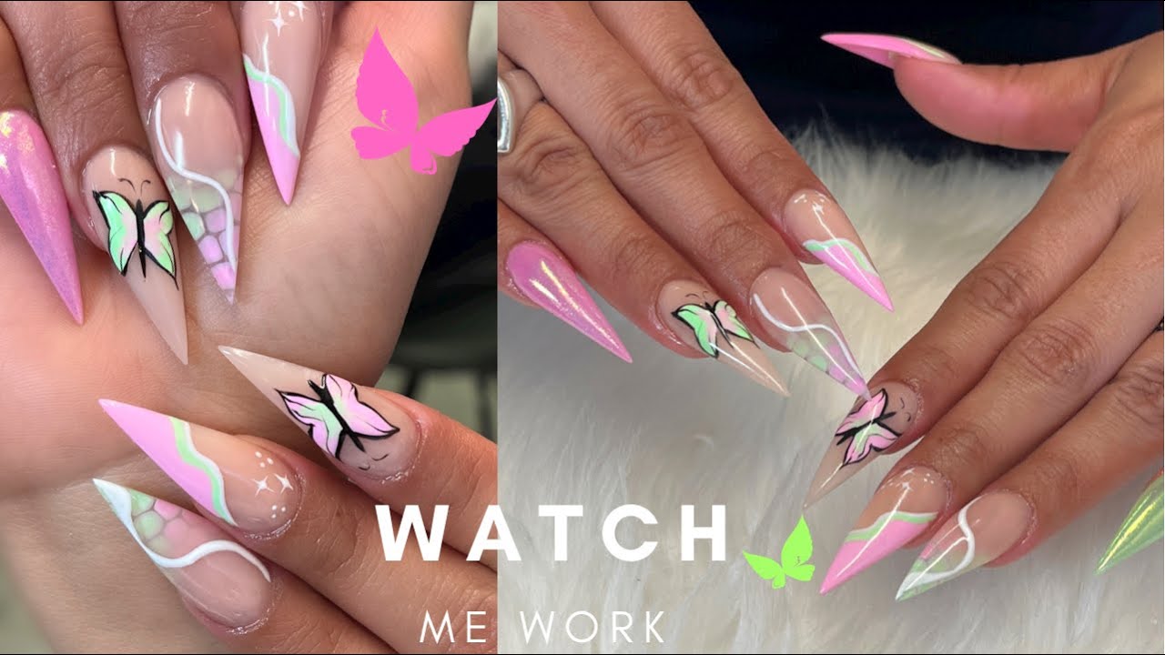 SPRING NAILS | WATCH ME WORK