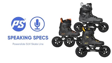 Powerslide SUV line - Off-road inline skate comparison