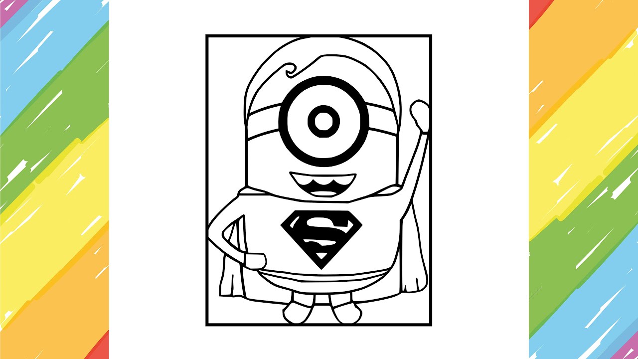 Minion Superman Coloring Pages / Minion Coloring / Paul Flint - The Feeling [NCS Release] - YouTube
