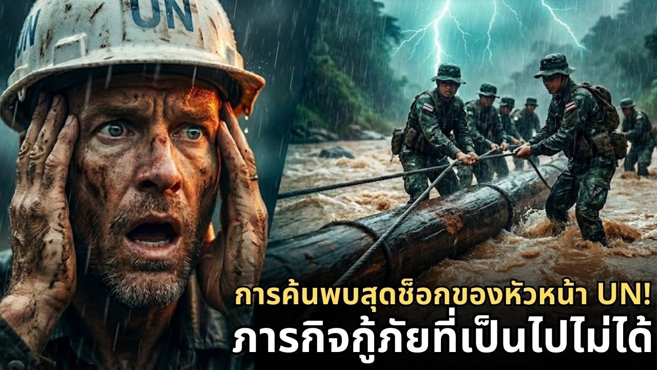 วิศวกร UN ถึงกับถอดใจหน้ากระแสน้ำคลั่ง! แต่ 'ทหารช่างไทย' สร้างปาฏิหาริย์ข้ามคืน ทำเอาโลกตะลึง!