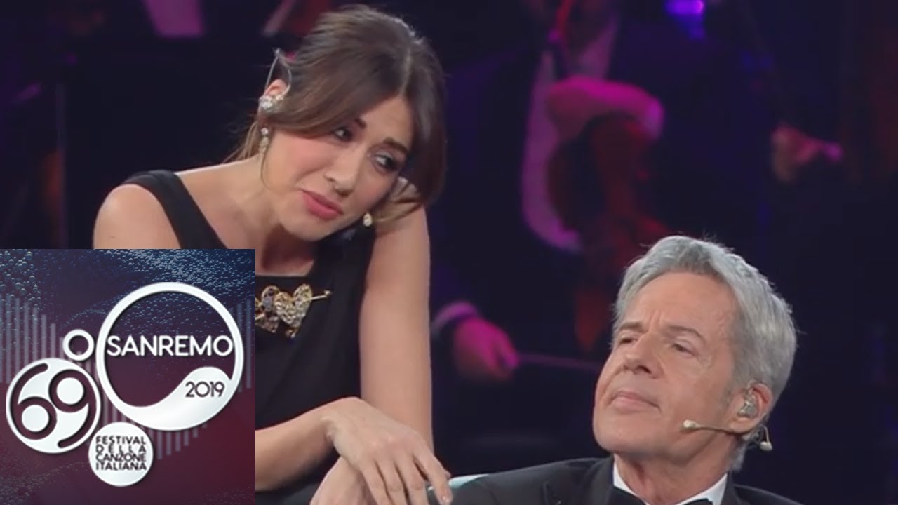 Sanremo 2019 - Virginia Raffaele e Claudio Baglioni: 