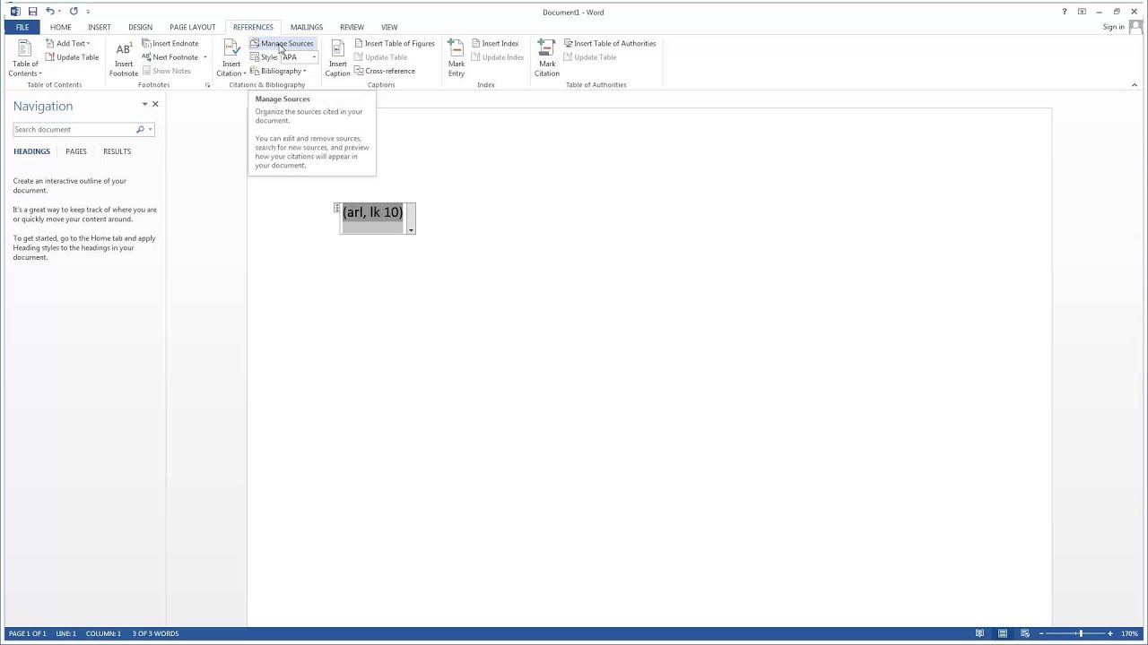 how to insert a citation in word 2013 how to insert a citation in word 2013
