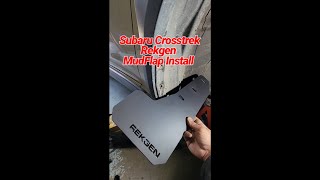 ASMR! Installing Front MudFlap On Subaru Crosstre. Rekgen Edition