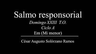 Salmo Responsorial para el Domingo 6 de septiembre de 2020