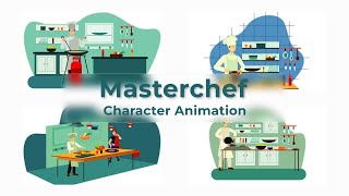 Masterchef Character Animation Premiere Pro Templates | Premium Vector Images