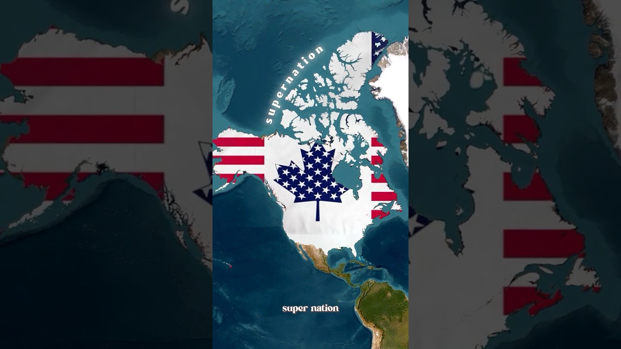 What If the U.S. and Canada Became a Super Nation? #geography #whatif #uscanada #globalpolitics