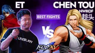 KOFXV 👽 ET (Krohnen, Random, Ash) vs NWKOF 趁頭 (Andy, Benimaru, O.Yashiro) Best Fights KOF15