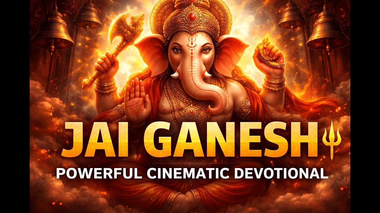 GANAPATI BAPPA MORYA 🙏 Powerful Ganesh Lyrics Video