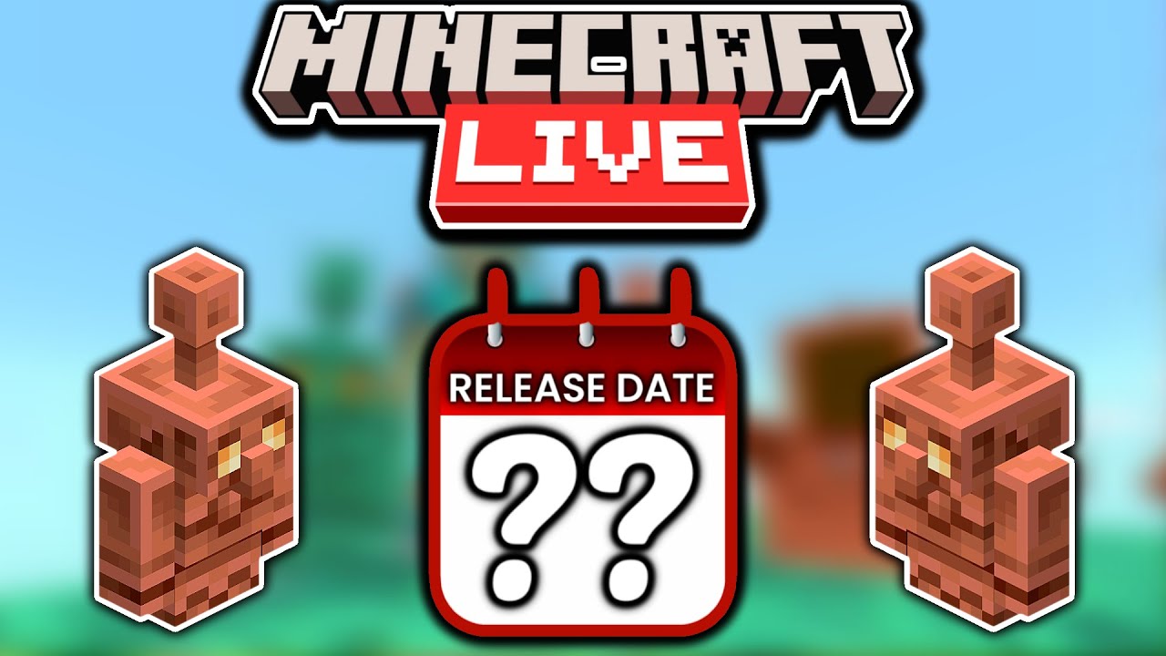 The Copper Age Update Release Date Is Here! | Minecraft Copper Golem ...