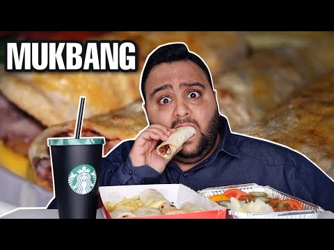 DÖNER YİYEREK DÖNEKLERİ DÜRÜMLEDİM! ASPAVA MUKBANG