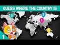 🌎 FIND COUNTRY ON MAP | CAN YOU NAME A COUNTRY? LABEL COUNTRY ON MAP CHALLENGE - VIDEO 1