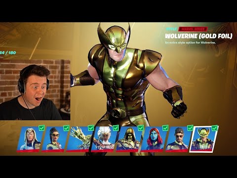 Unlocking GOLD HERO SKINS LIVE - Unlocking GOLD HERO SKINS LIVE