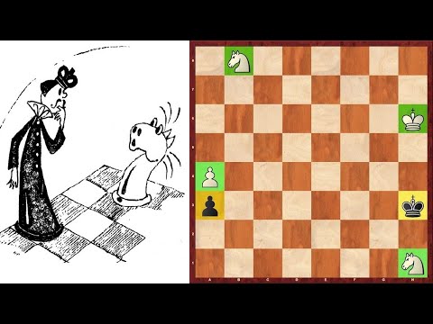 МАТ ДВУМЯ КОНЯМИ В ШАХМАТАХ!