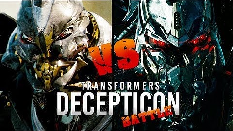 Transformers: Starscream vs Soundwave (Decepticon Battle)