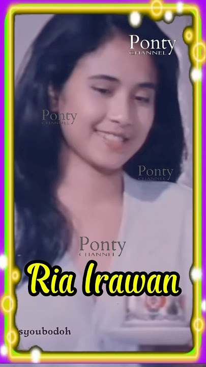 Ria Irawan, a beautiful artist and actress from the 1990s