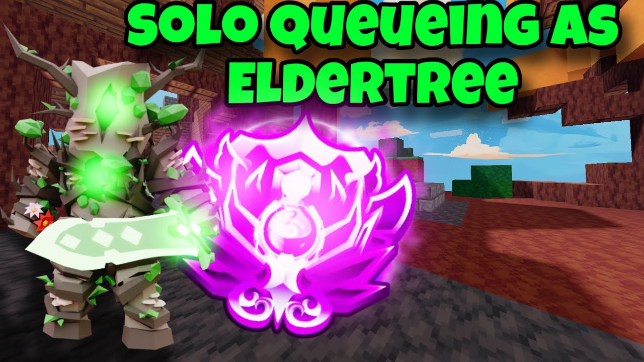 Solo Queueing As Eldertree In Ranked.. (Roblox BedWars) - YouTube