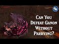 Can You Defeat Calamity Ganon Without EVER Parrying or Flurry Rushing in Zelda Breath of the Wild?