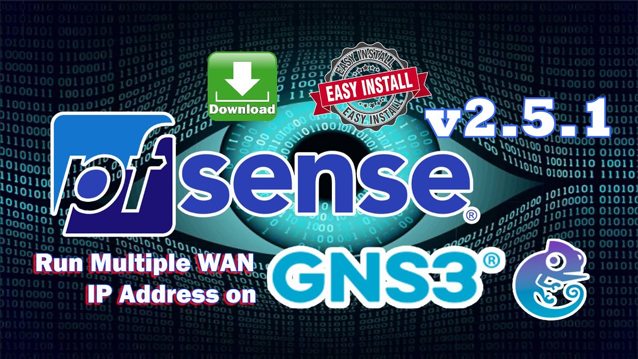 How to Install pfSense 2.5 on GNS3 - Youtube - YouTube