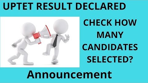 UPTET Result 2020/2019 out @updeled.gov.in: Check Result here on Direct Link|Cut Off
