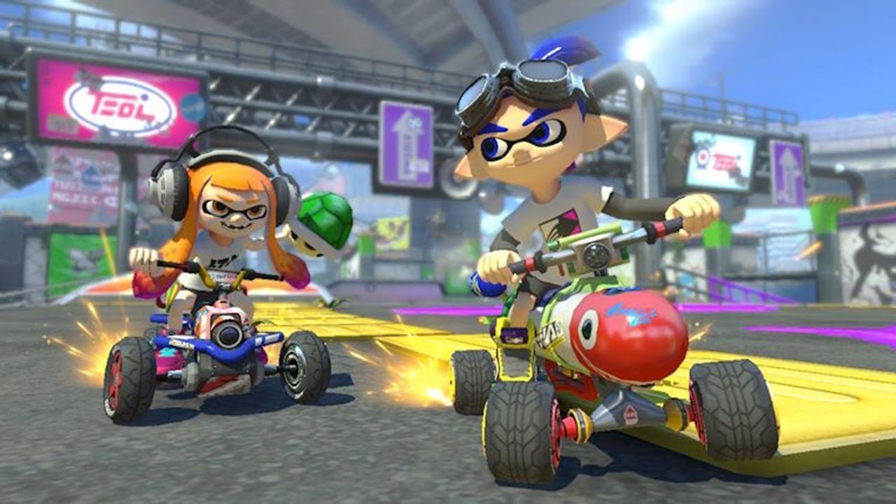 Resultado de imagen de inkling mario kart