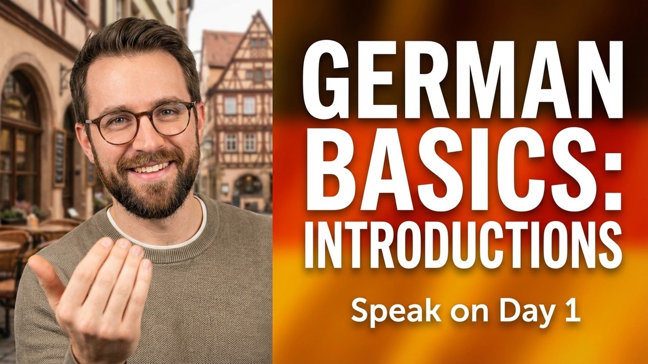German Basic Introduction A1 German Basics | Master Introductions Before Your First Trip to ...