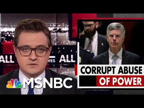 Chris Hayes On Bill Taylor’s Damning Testimony Against President Donald Trump | All In | MSNBC