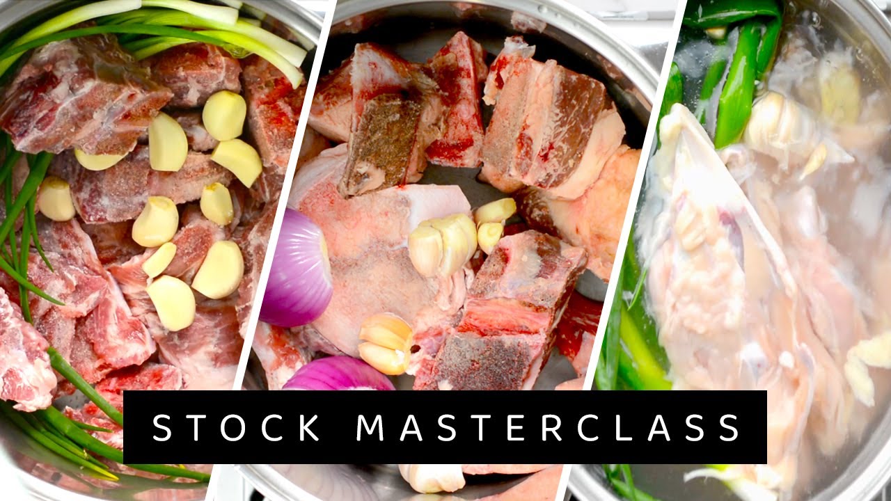 Stocking Up: Creating 🐔 Chicken, 🐄 Beef & 🐷 Pork Flavor Bases