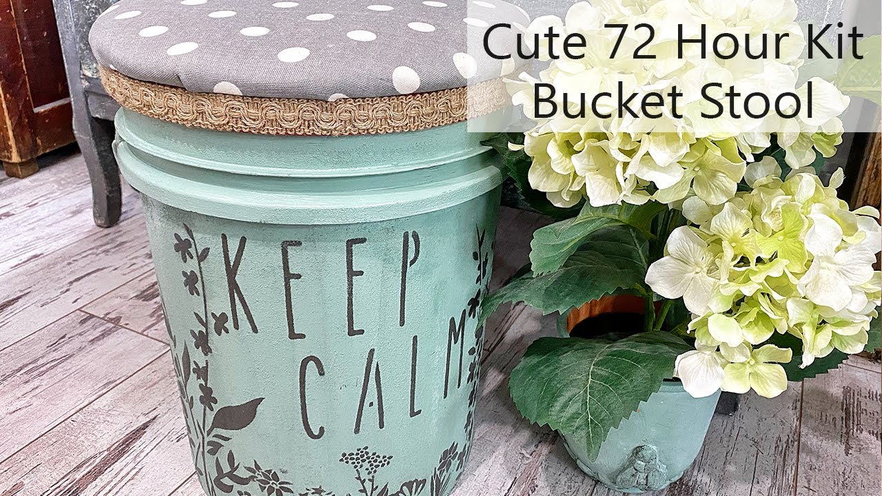 How To Make A Cushion Seat For A 5 Gallon Bucket (NO wood!)