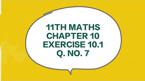 TN CLASS 11TH MATHS/CHAPTER 10/DIFFERENTIAL CALCULUS/EXERCISE 10.1 Q. NO. 7(@MATHSSTUDENT