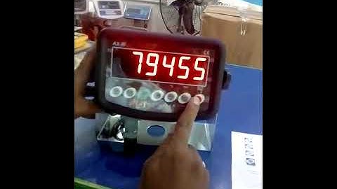 Axis Brand AX70 Plus Weighing Indicator Calibration Setting
