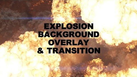 Explosion Background & Overlay Stock Motion Graphics