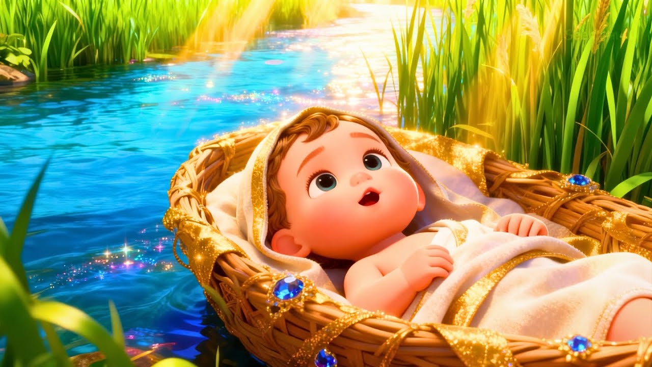 🌈👶Baby Moses | God Is With You ✨ | Gospel Kids Song for the World