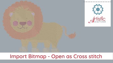 Import Bitmap Cross stitch