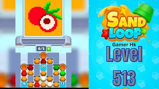 Sand loop level 513 Walkthrough Solution 
