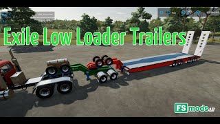 FS22 - Exile Low Loader Trailers