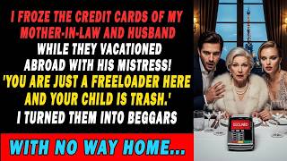 I Froze The Credit Cards💳 Of My Mil And Husband While They Vacationed Abroad With His Mistress!