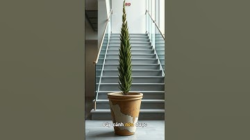 Cách chọn cây cảnh để chân cầu thang trong nhà hút vượng khí, tài lộc