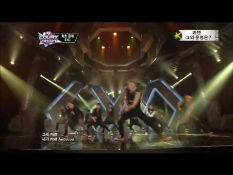 [1080p]130530 Mnet 엠카운트다운 EXO 늑대와미녀(Wolf)