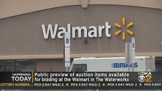 Public being held for Waterworks Walmart online auction